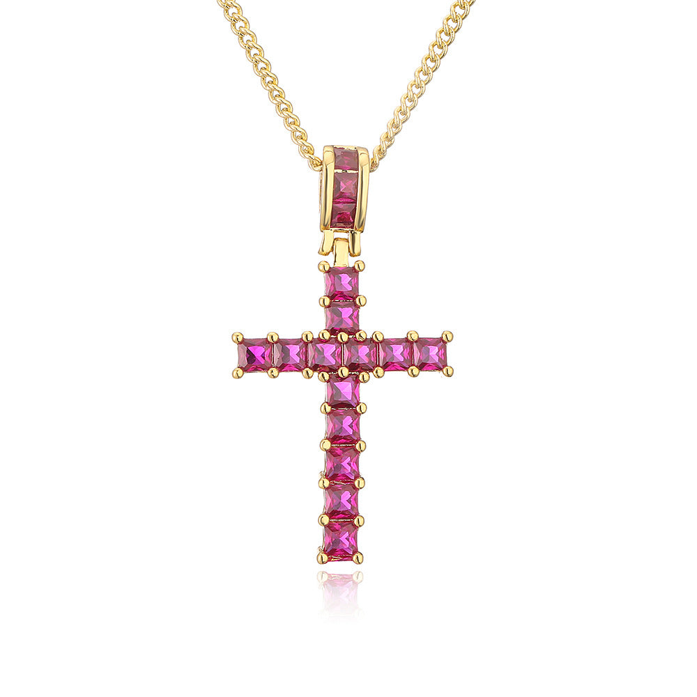 Luxury Geometric Pendant Necklace for Women in Copper with Gold Plating, Fashionable and Unique Statement Jewelry