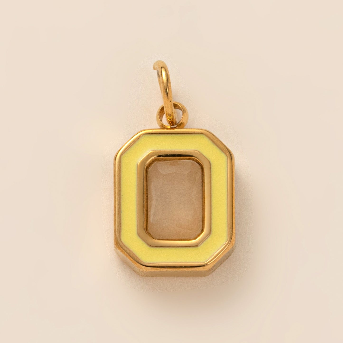 18K Gold Plated Stainless Steel Geometric DIY Charm Bar PVD Unisex