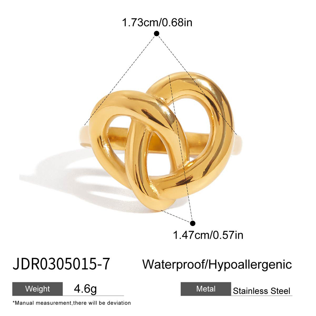 Heart Shaped Plated Stainless Steel and Titanium Steel Jewelry Set for Women