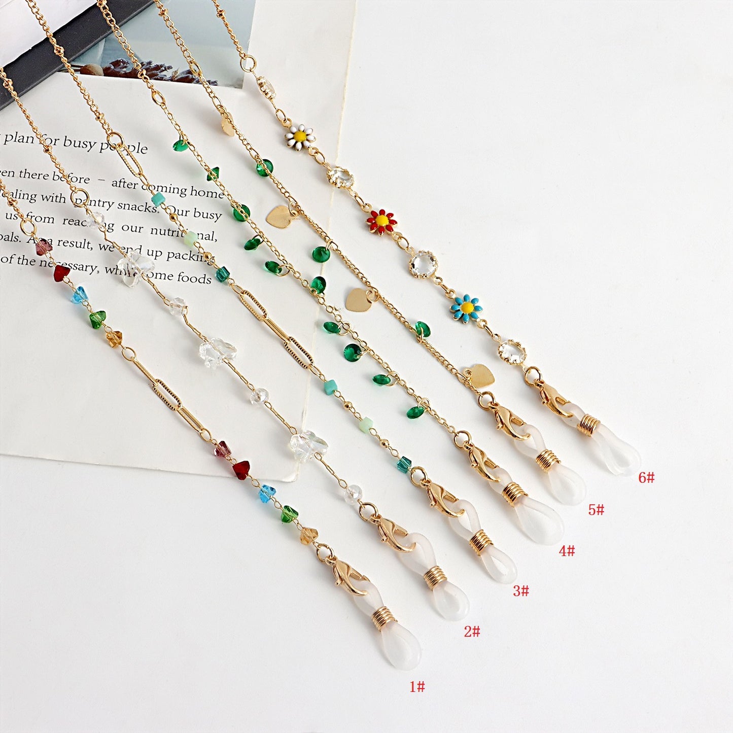 Elegant Casual Metal Chain for Masks and Glasses