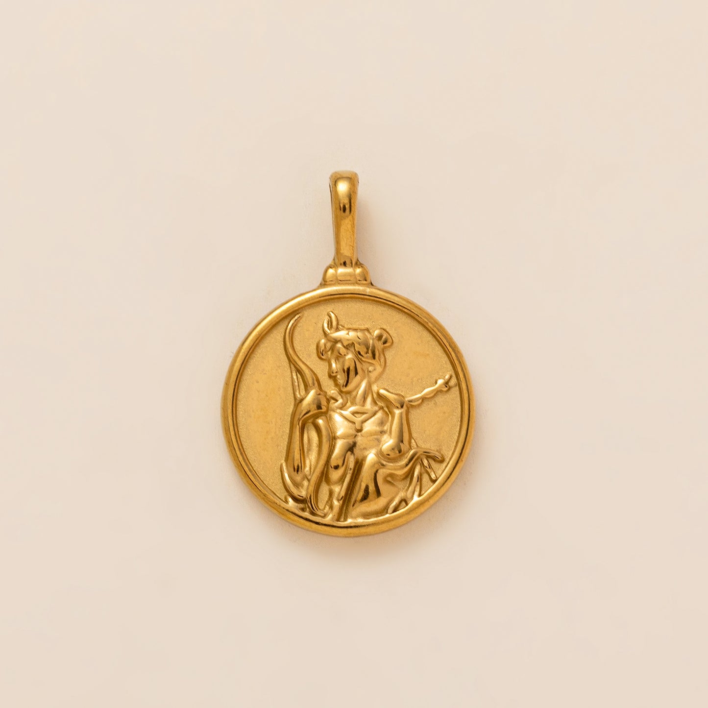 Ciondolo Fai da Te Vintage in Acciaio Inossidabile Placcato Oro 18K, Charm a Stella, Rivestito in PVD