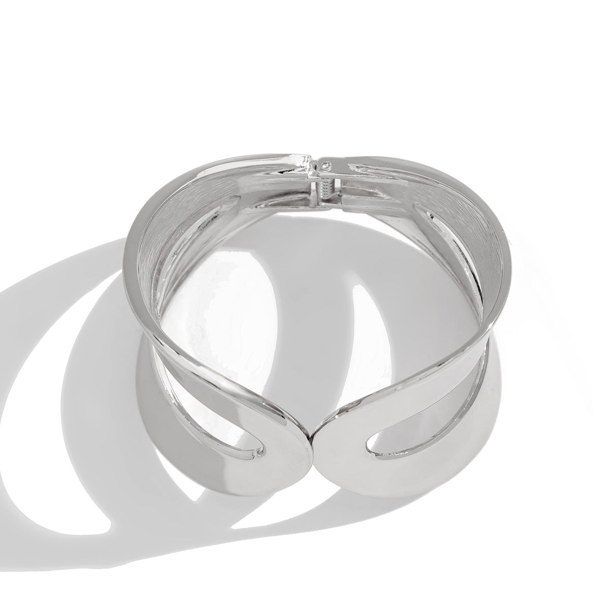 Streetwear Geometric Plated Zinc Alloy Bracelet Set