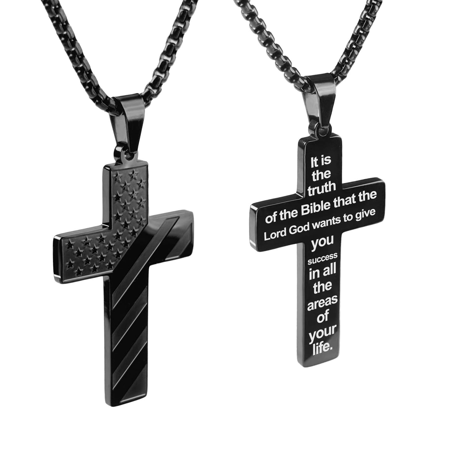 Minimalist Geometric Stainless Steel Pendant Necklace with Polished Finish for Men and Women