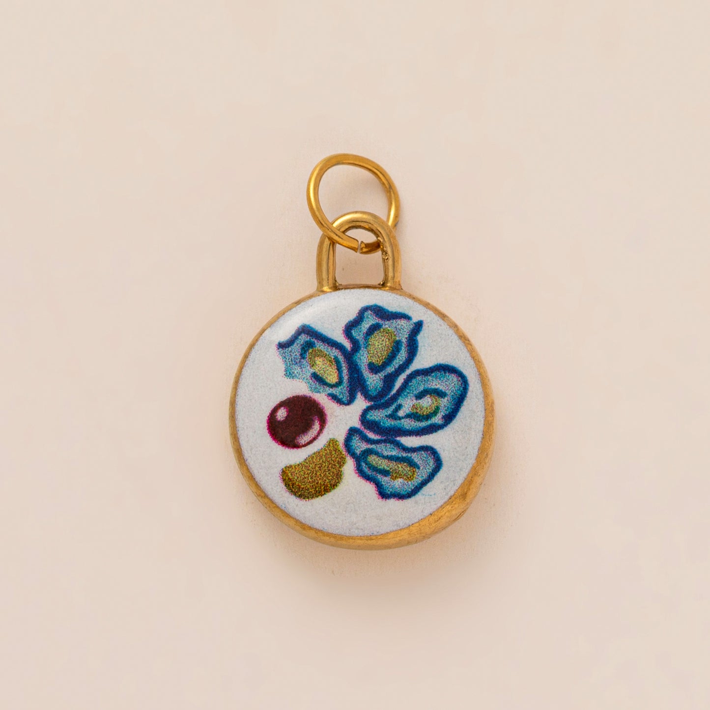 18K Gold Plated Stainless Steel Animal Fish Jellyfish Shrimp Pendant