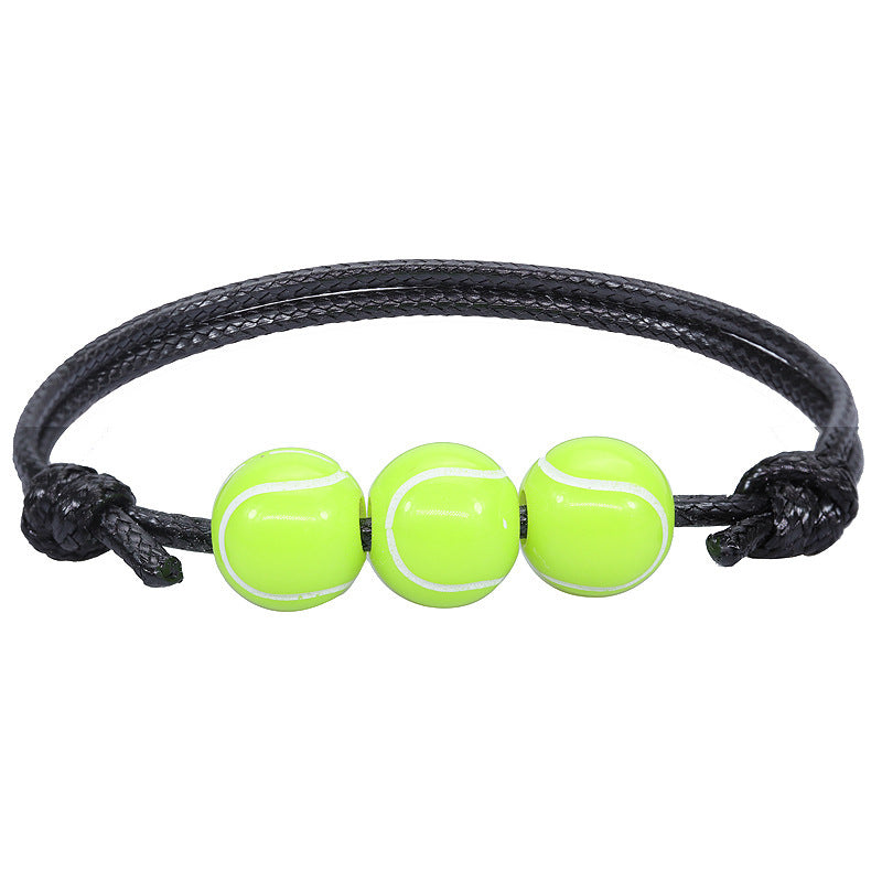 Sporty Unisex Resin Braided Bracelet