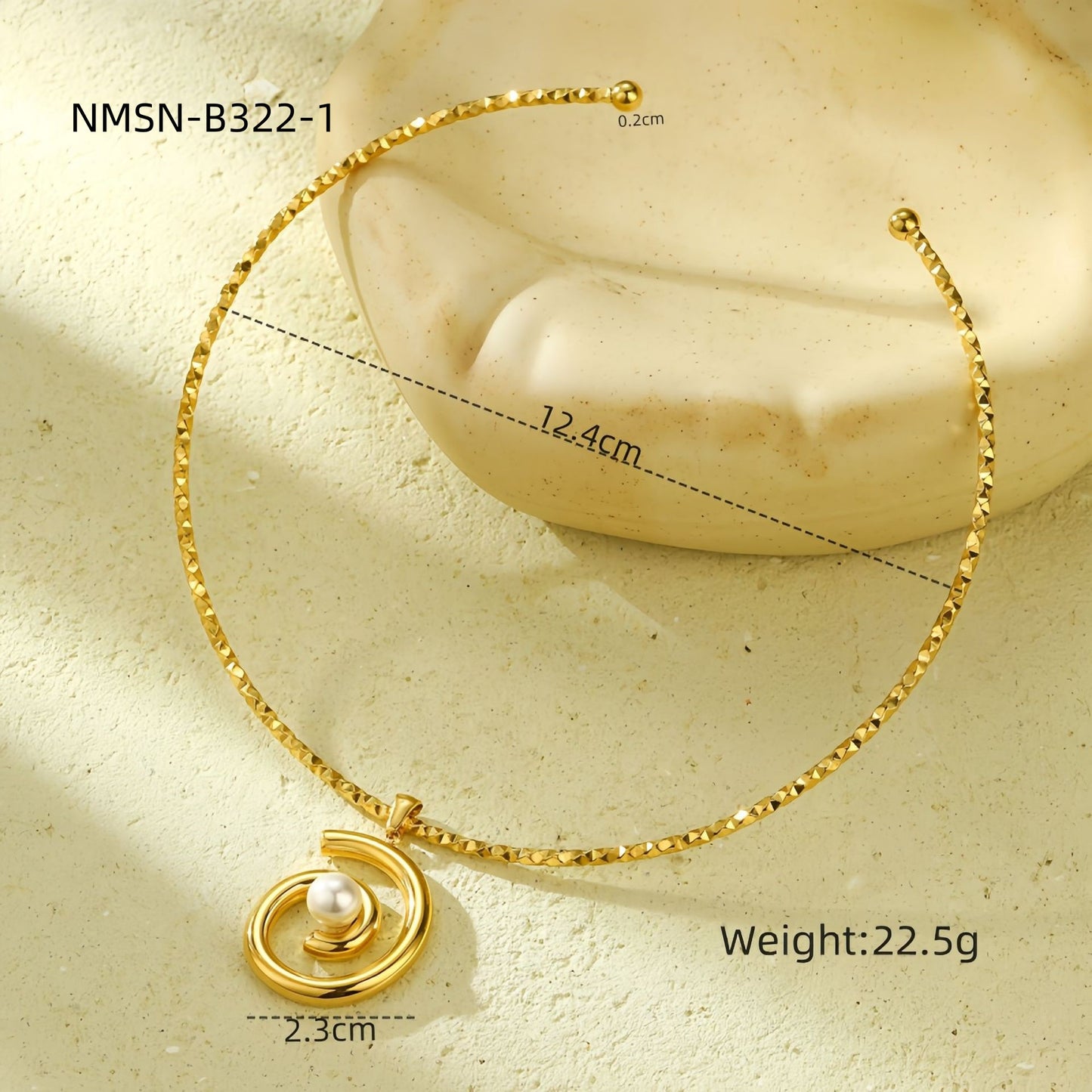 Elegante Collana da Donna in Acciaio al Titanio a Cuore e Fiocco con Finitura Placcata