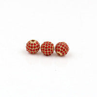 Plated Alloy Rhinestone Charm Bar