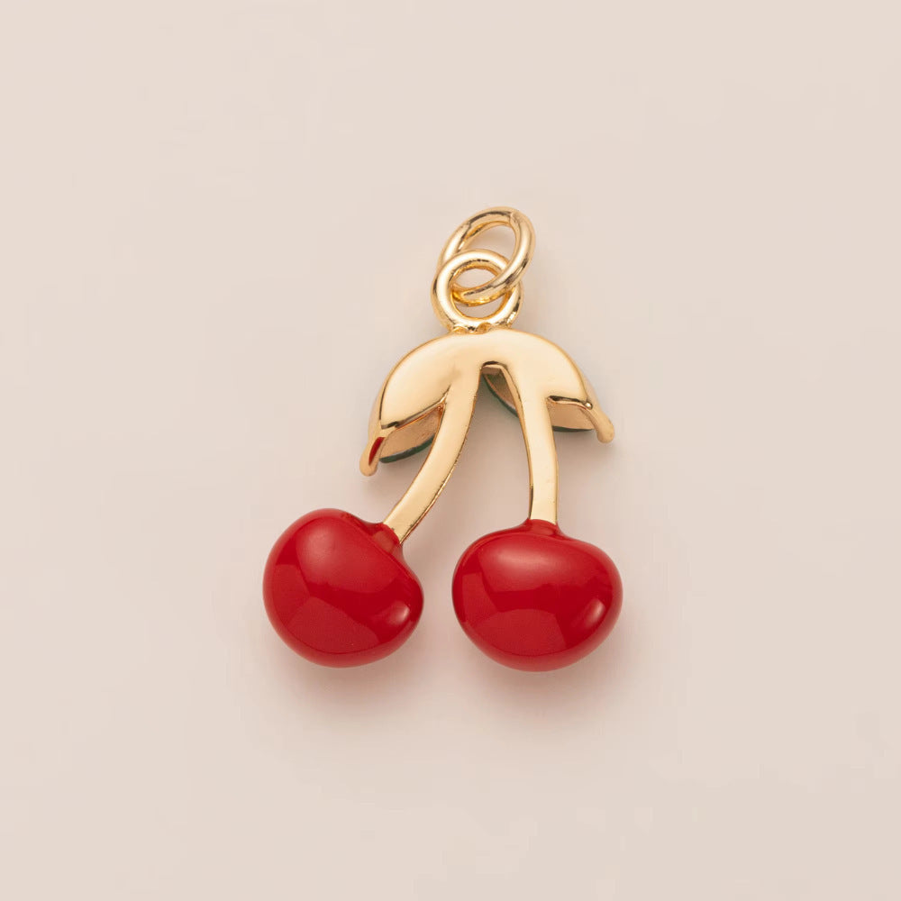 Minimalist Floral Pattern Brass PVD Plated Charm Bar