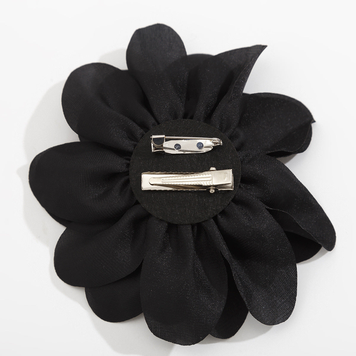 Sweet Handmade Floral Fabric Brooch and Hair Clip for Women