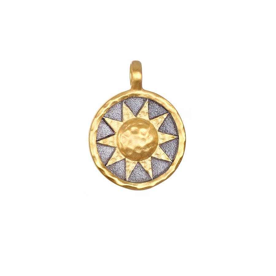 18K Gold Plated Stainless Steel Whisk Pendant Necklace with Cable Chain