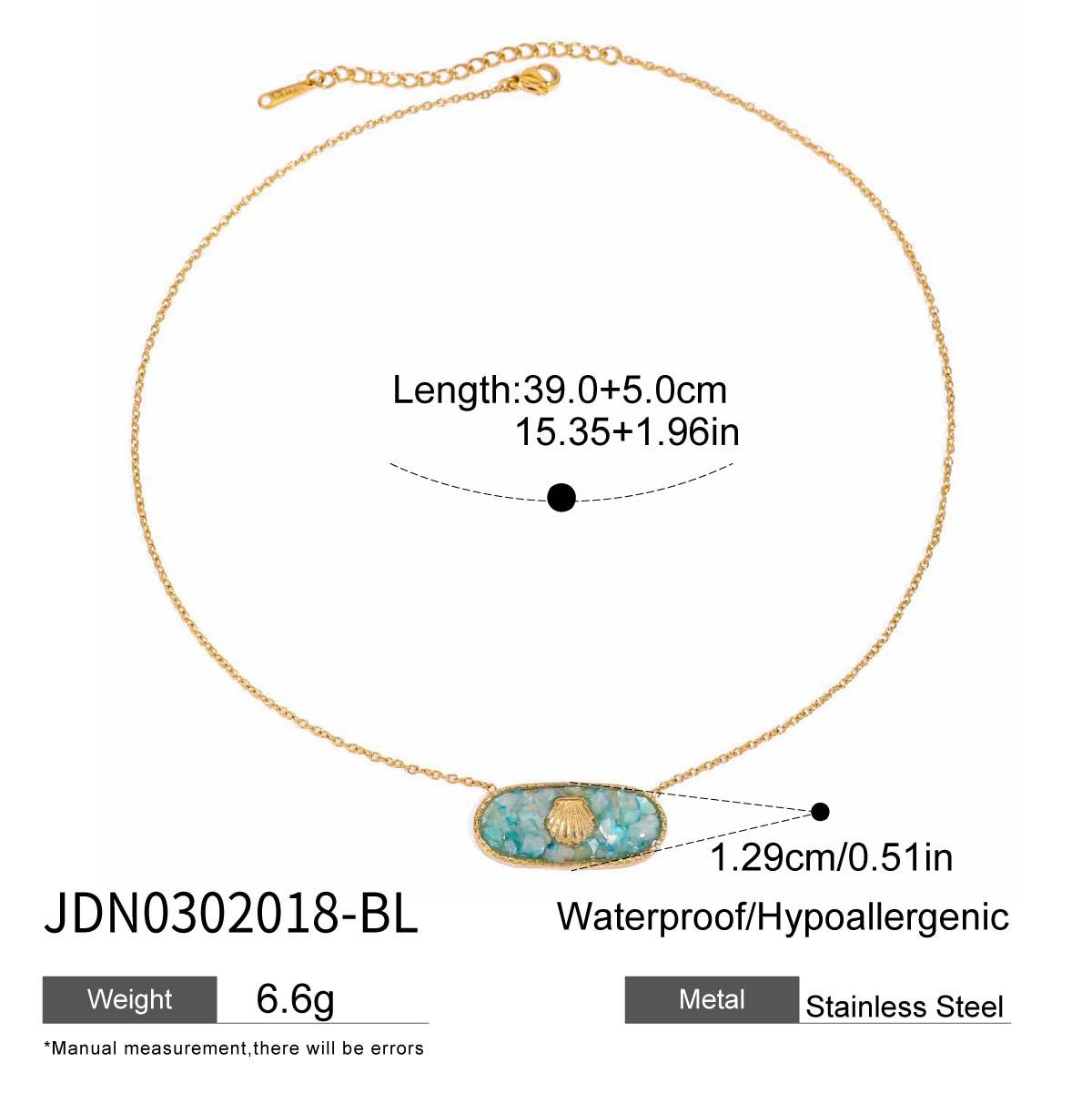 Minimalist Elegant Heart Stainless Steel Plated Necklace for Women