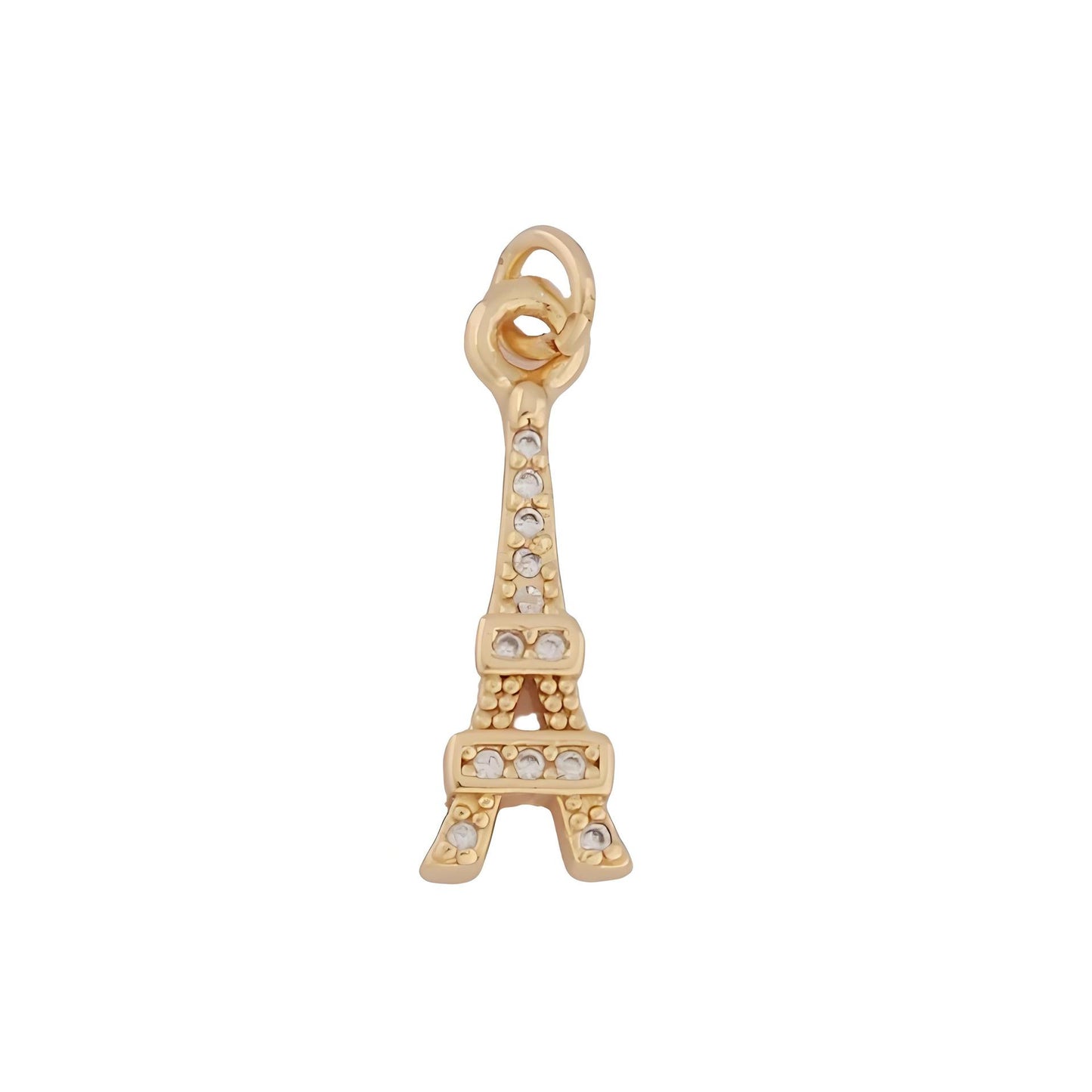 Vintage Cartoon Animal Brass 18K Gold Plated Drip Oil Pendant Charm Bar