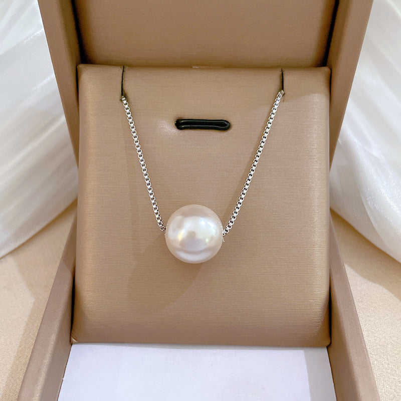 Collana Minimalista Geometrica in Acciaio Titanio Placcato per Uomo e Donna Stile Fresco e Dolce