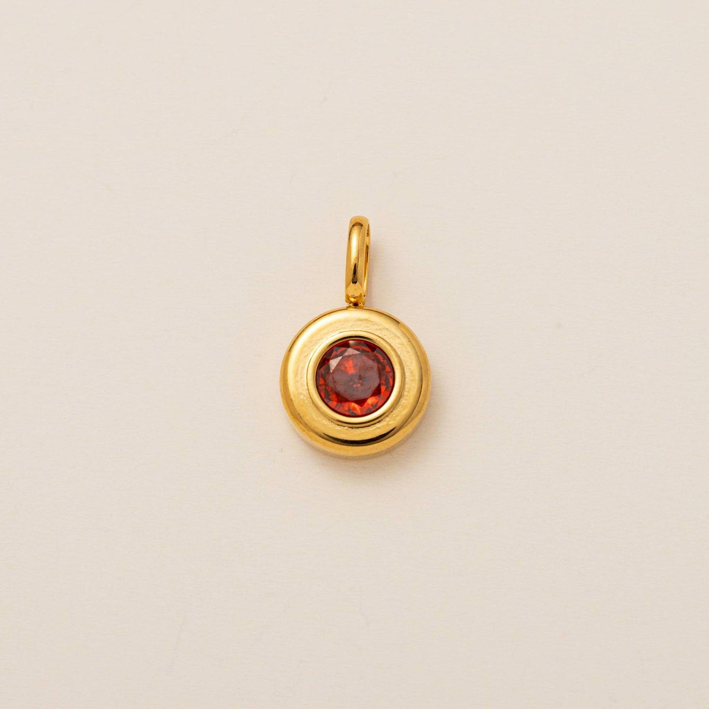 Vintage Geometric Stainless Steel PVD Gold Plated Charm Bar