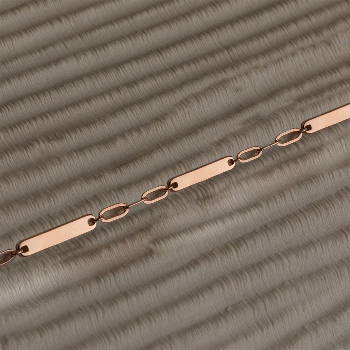 Geometric Letter Stainless Steel Plated Charm Bar Necklace Unisex