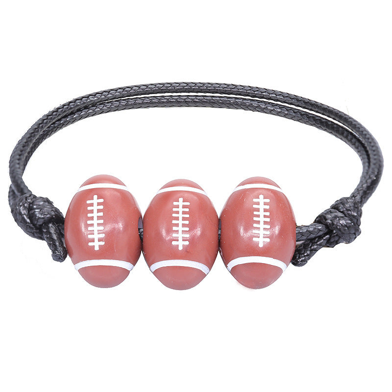 Sporty Unisex Resin Braided Bracelet