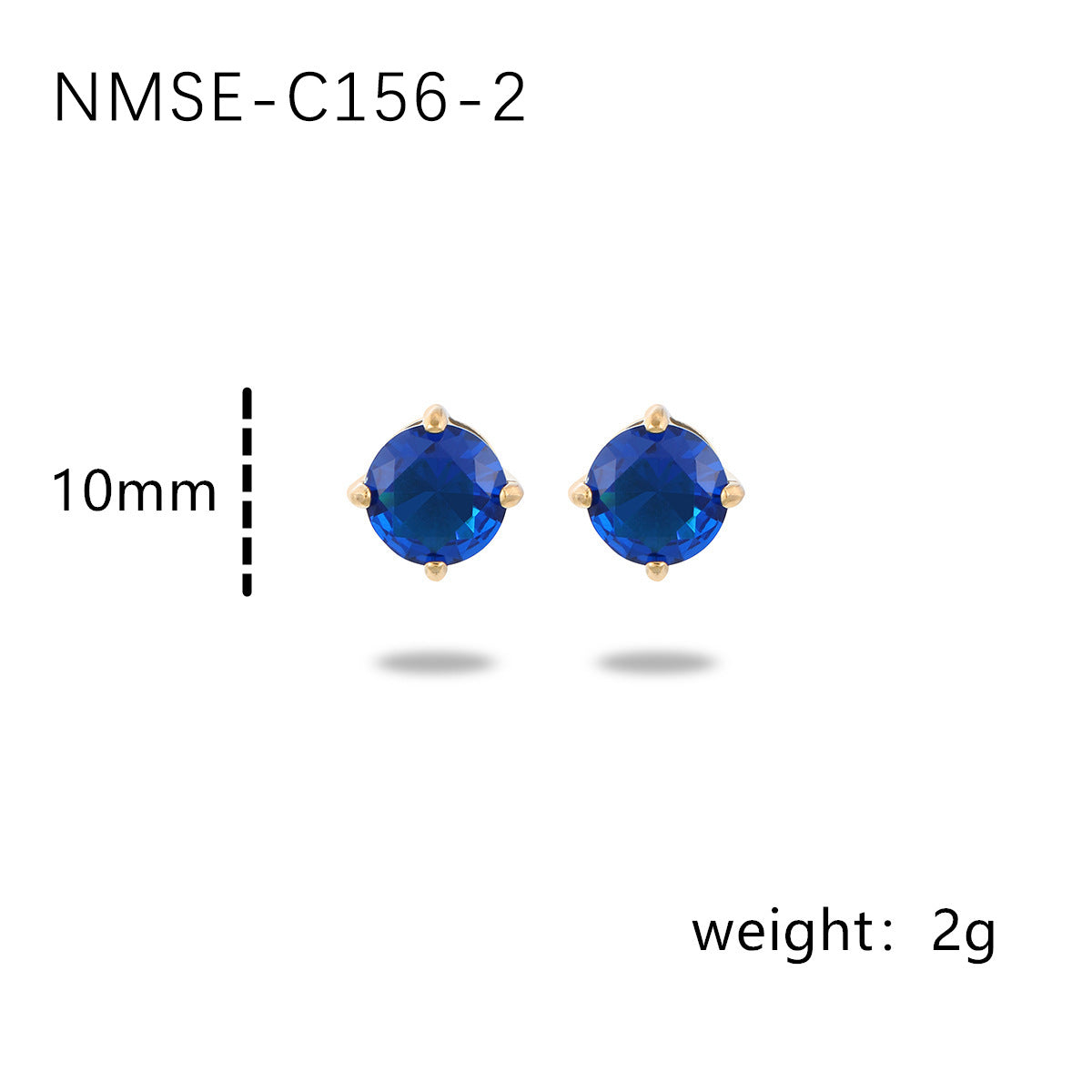 Pendientes minimalistas pequeños de acero inoxidable geométricos para mujer con circonita colorida y chapado al vacío en oro de 18K