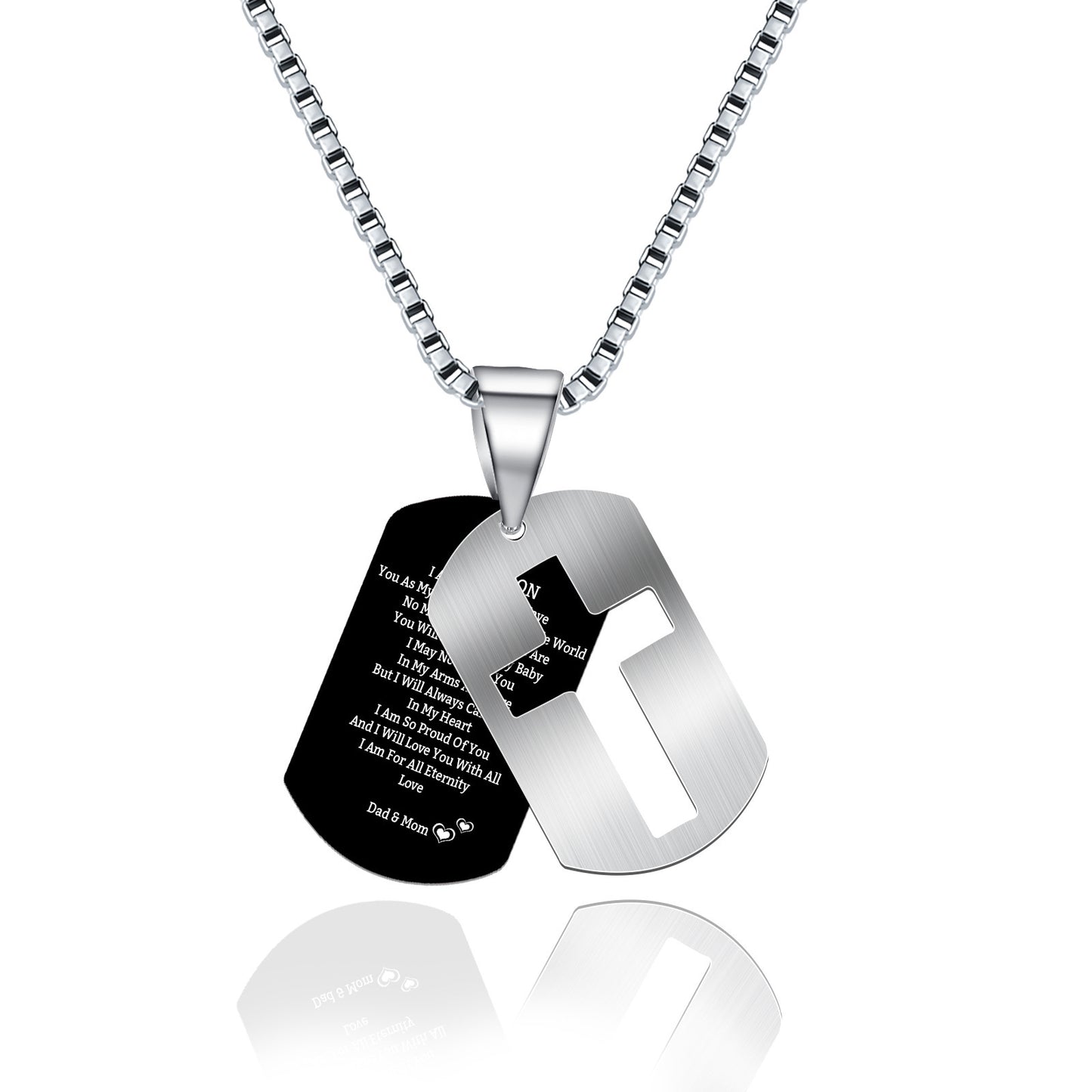 Minimalist Geometric Cross Pendant Necklace in Stainless Steel with Polished Titanium Steel Charm for Unisex Daily Wear
