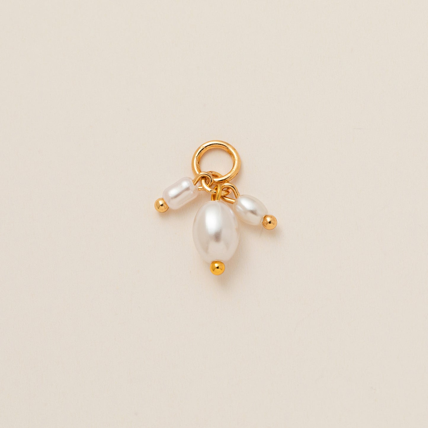 18K Gold Plated Stainless Steel Eight-Pointed Star Charm Bar