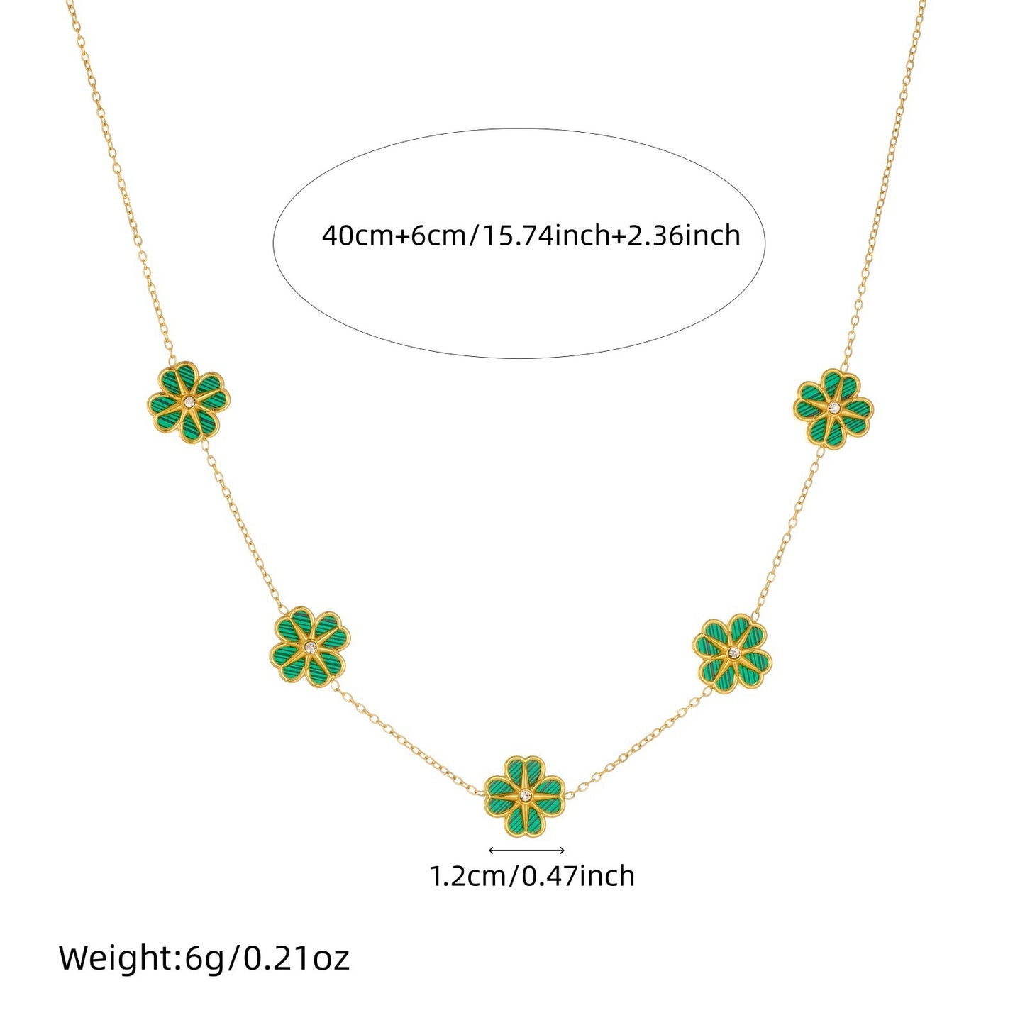 Vintage Luxury Gold Plated Stainless Steel and Acrylic Star Flower Pendant Set with Rhinestone for Women