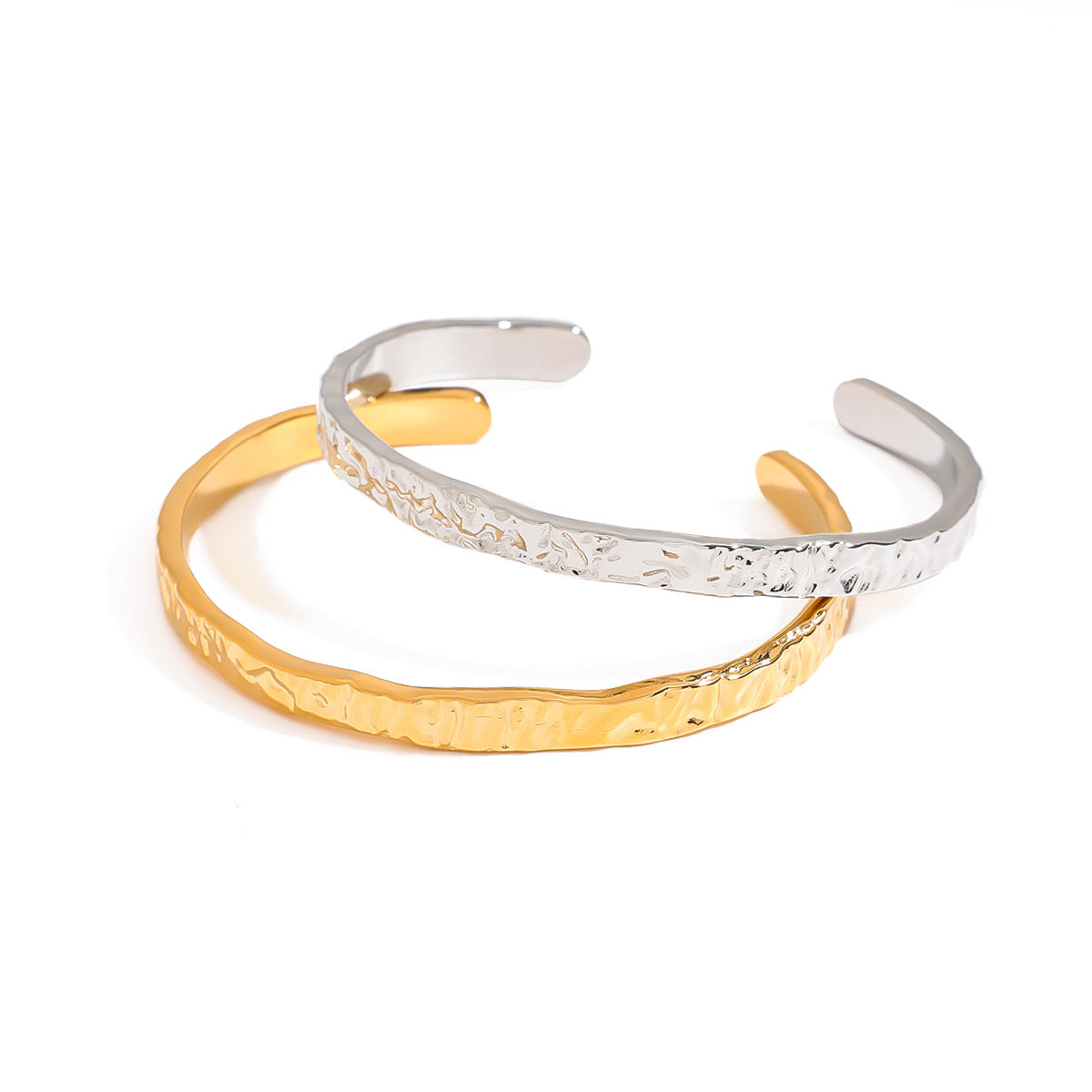Geometric Plated Stainless Steel Bracelet 18K Gold