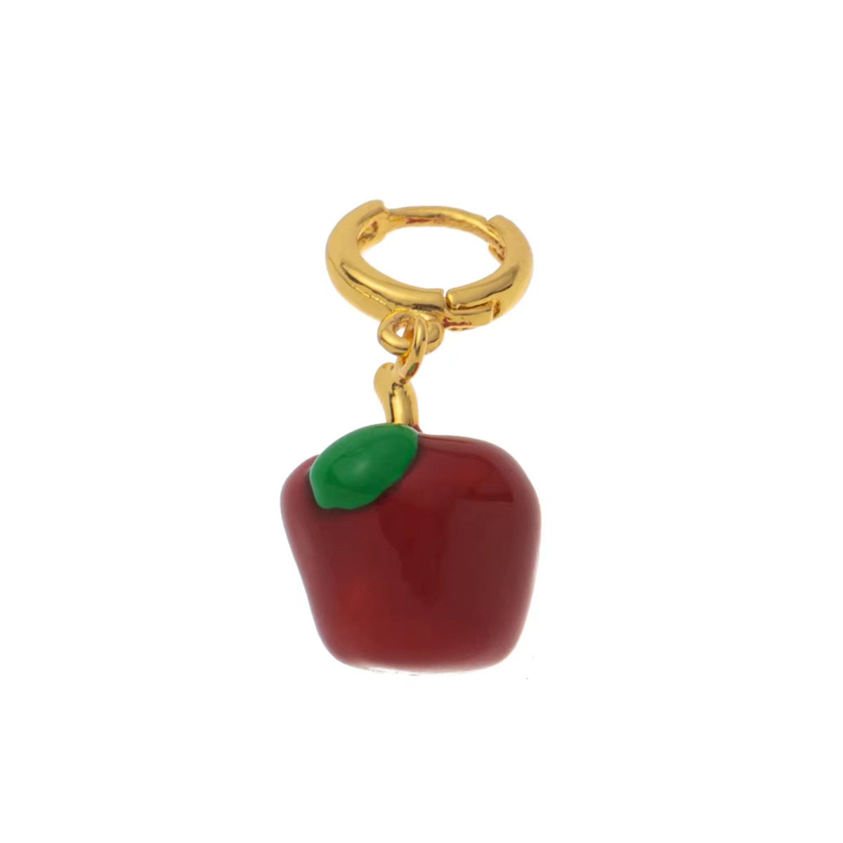 Minimalist Fruit Shape Brass PVD Plated DIY Charm Bar