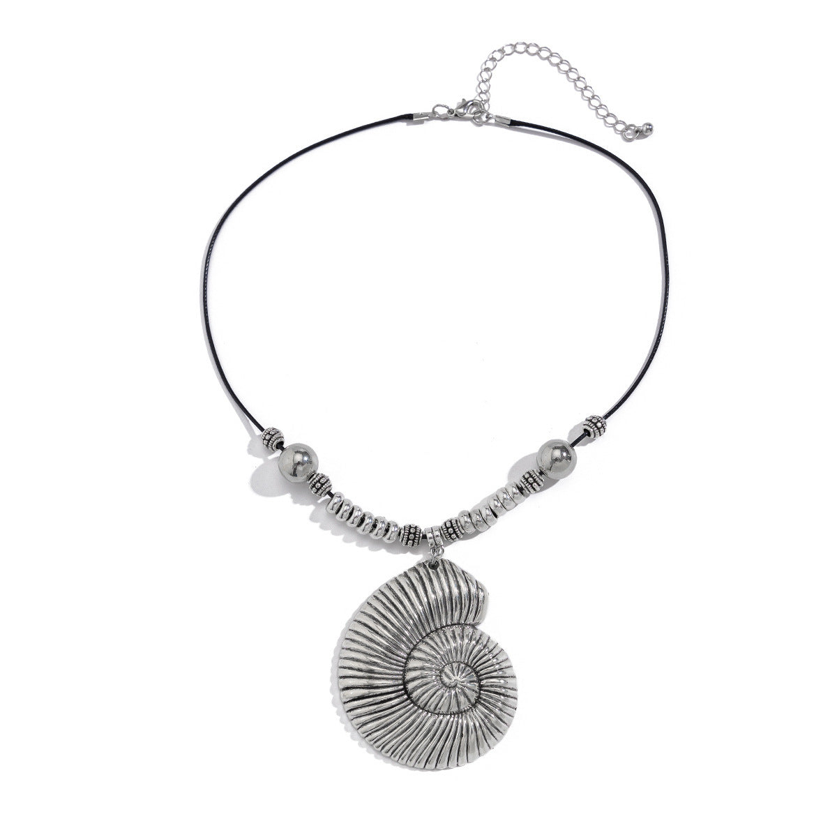 Set di collana girocollo geometrica minimalista in lega con ciondolo a stella marina da donna
