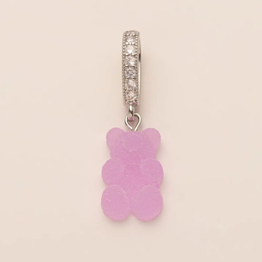 Minimalist Luxury 18K Gold Plated Brass Insect Butterfly Pendant with Cubic Zirconia Charm Bar for Unisex