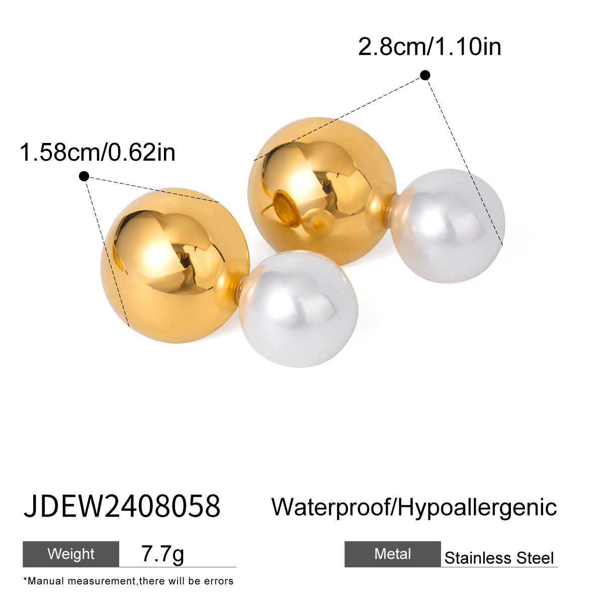 Pendientes de acero inoxidable con nudo de lazo geométrico de moda, chapados en oro de 18 quilates y circonitas