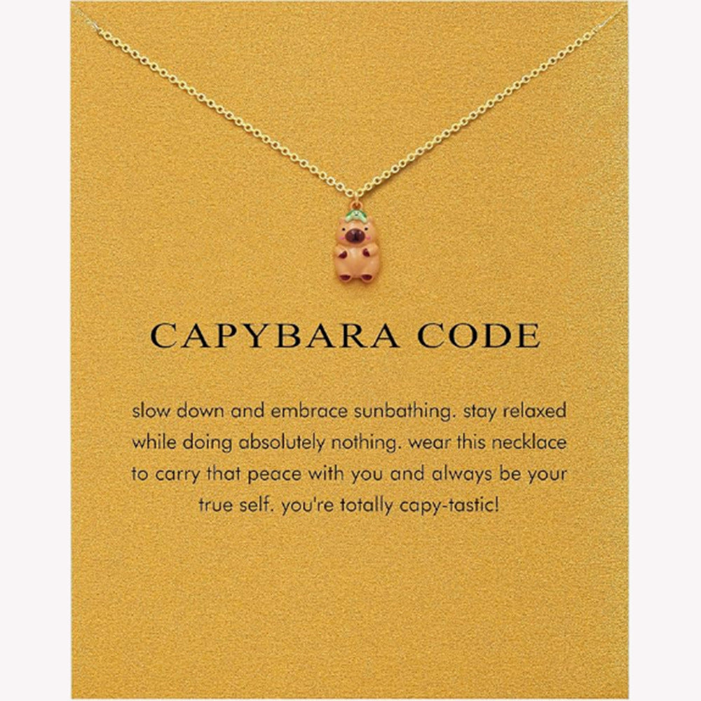 Elegant Geometric Round Stainless Steel Pendant Cable Chain Necklace Unisex