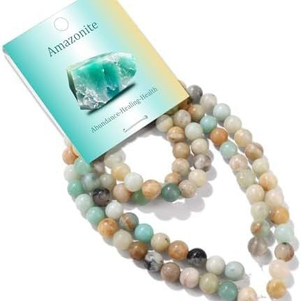 Natural Stone Crystal Agate Jade Round Beads for DIY Charm Bar Jewelry Making 8mm
