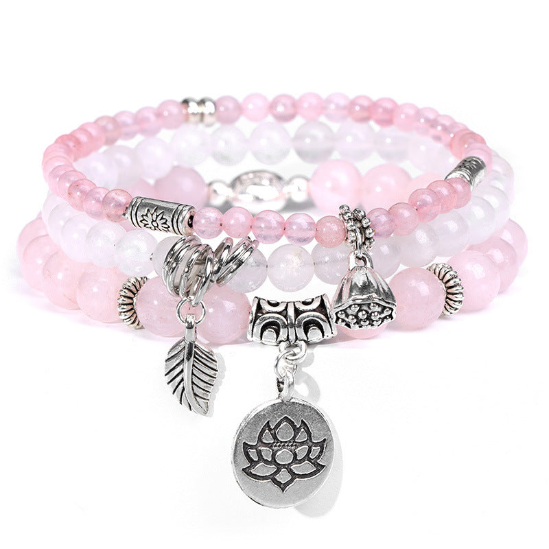Bohemian Sweet Floral Agate Bracelet Unisex