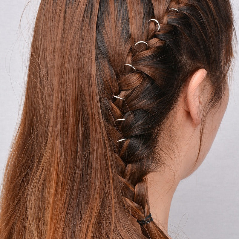 Streetwear Plated Alloy Star Leaf Cross Hair Accessories for Women