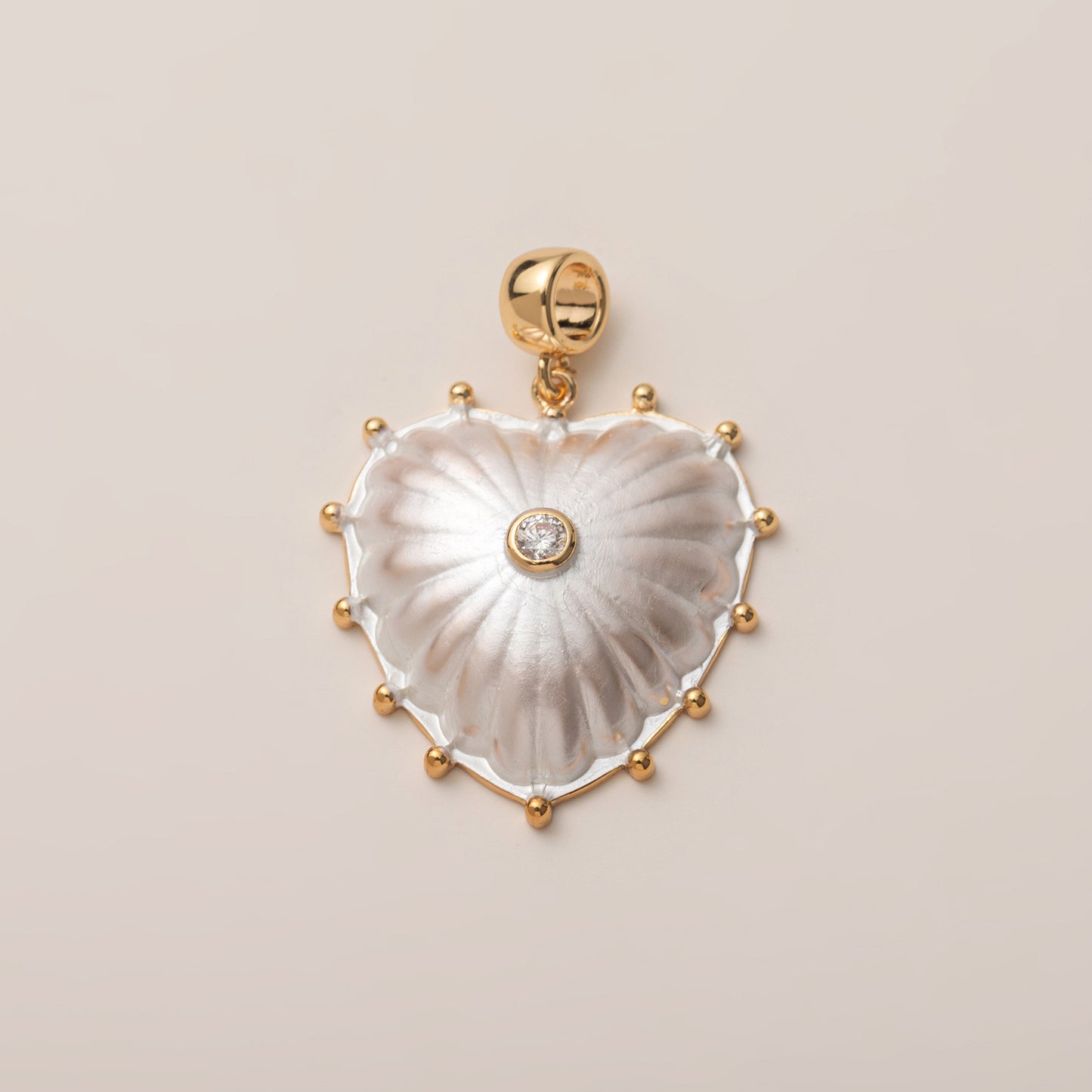 Vintage Heart Round Drip Oil Titanium Steel Necklace for Women