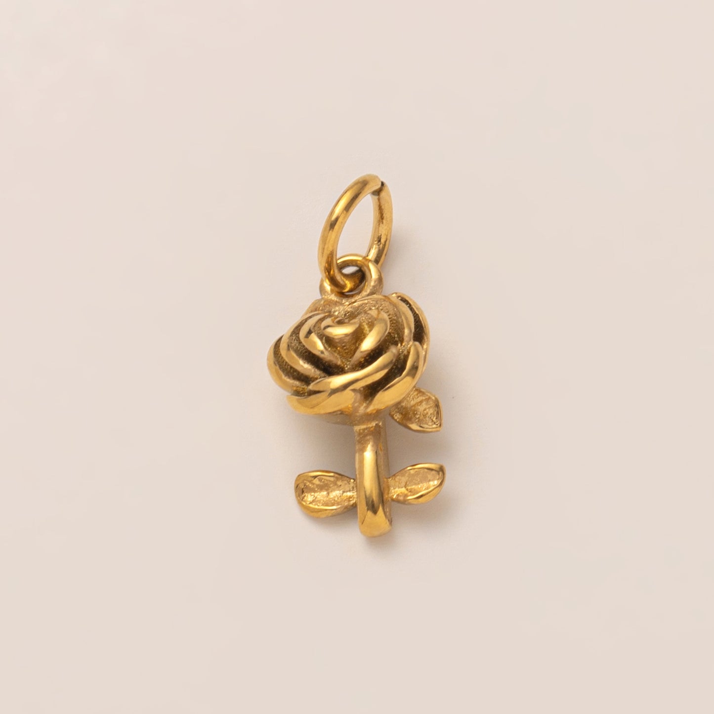 Vintage Stainless Steel PVD 18K Gold Plated Heart Geometric Charm Bar Necklace