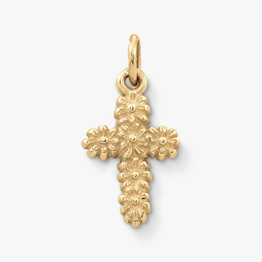 Streetwear Vintage Stainless Steel PVD Gold Plated Skateboard Shoe Charm Bar