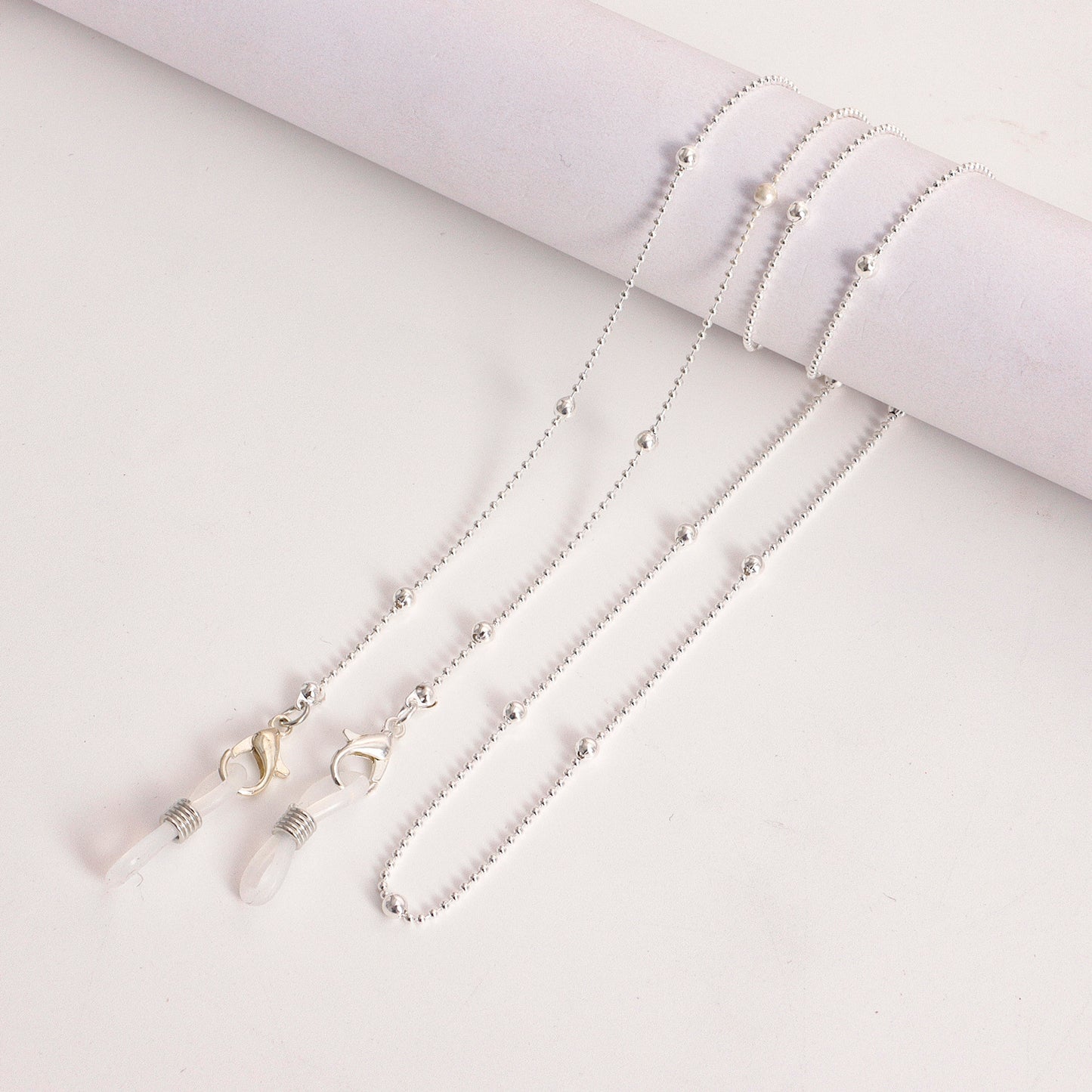 Sweet Geometric Line Alloy Mask and Glasses Chain for Women