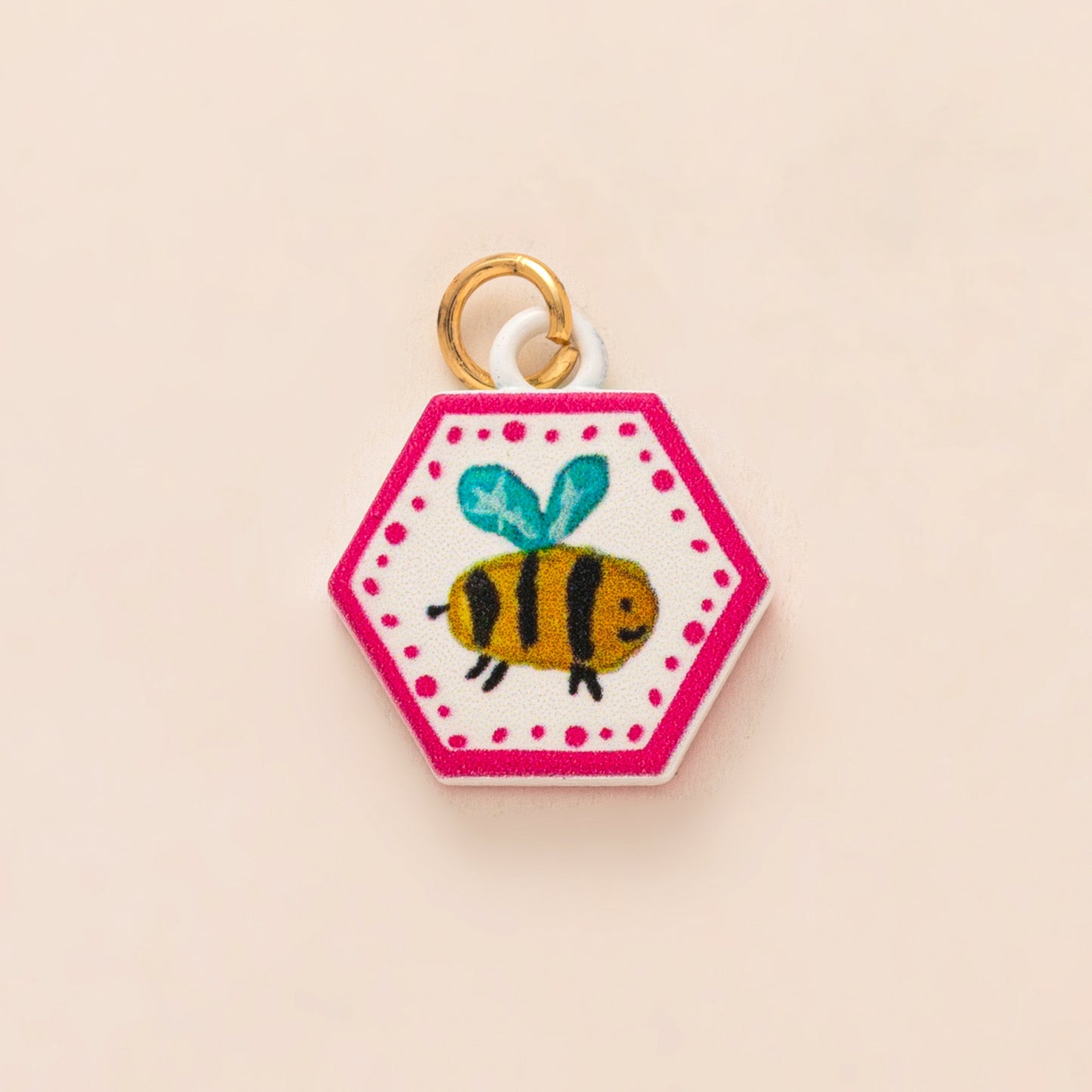 Elegant Casual Colorful Painted Geometric Butterfly Bow Floral Brass Necklace with Plated Finish