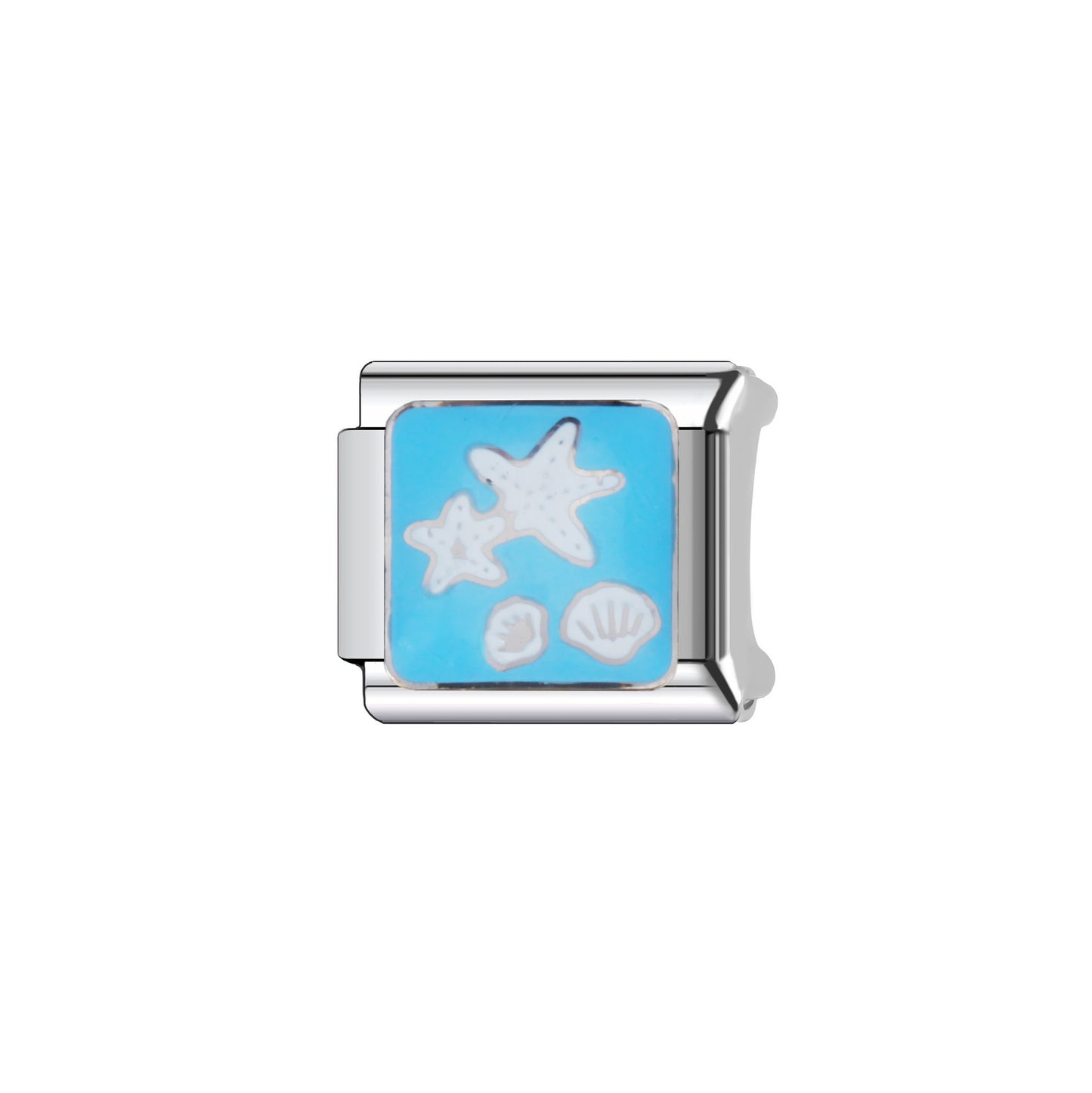 Vintage Plated Stainless Steel Animal Plant Floral Cartoon Charm Bar Bracelet Unisex DIY Jewelry