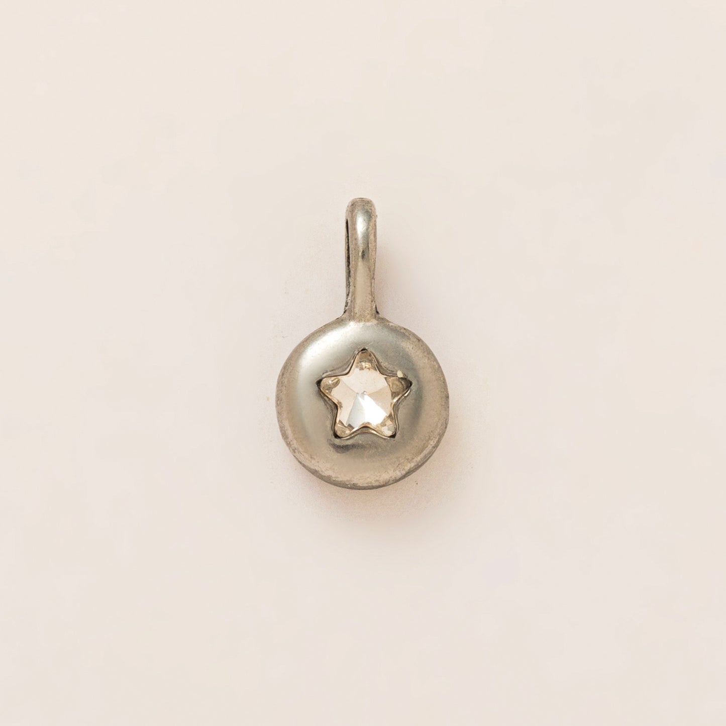 Colorful Titanium Steel Star Heart Leaf Pendant with Cubic Zirconia Plated for Unisex