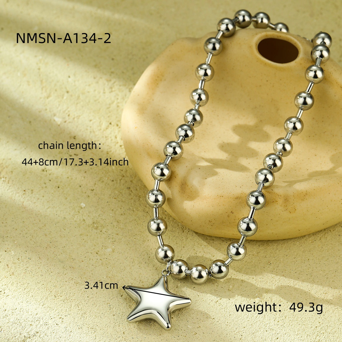Fashionable Heart-Shaped Stainless Steel Pendant Necklace with Electroplated Finish for Women
