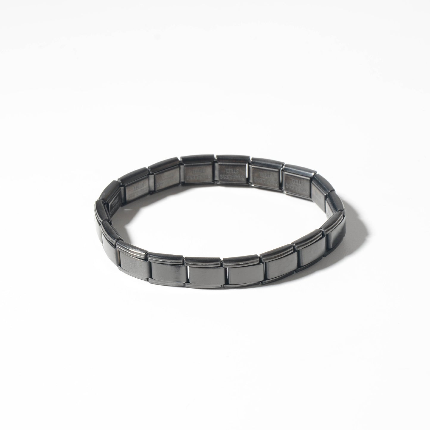 Bracciale fai da te Sweet Plated in acciaio al titanio con ciondoli a barra, forme di animali, stelle, gocce, geometriche, floreali e vegetali unisex