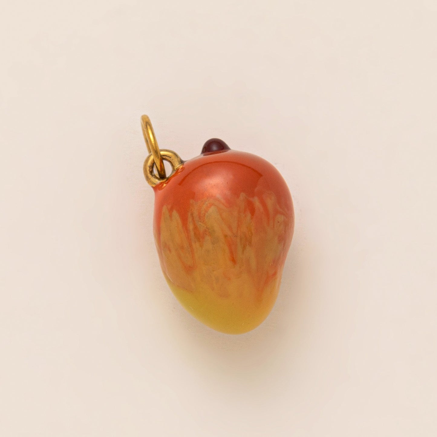 Vintage 18K Gold Plated Stainless Steel Fruit Charm Bar PVD Coated DIY Accessories