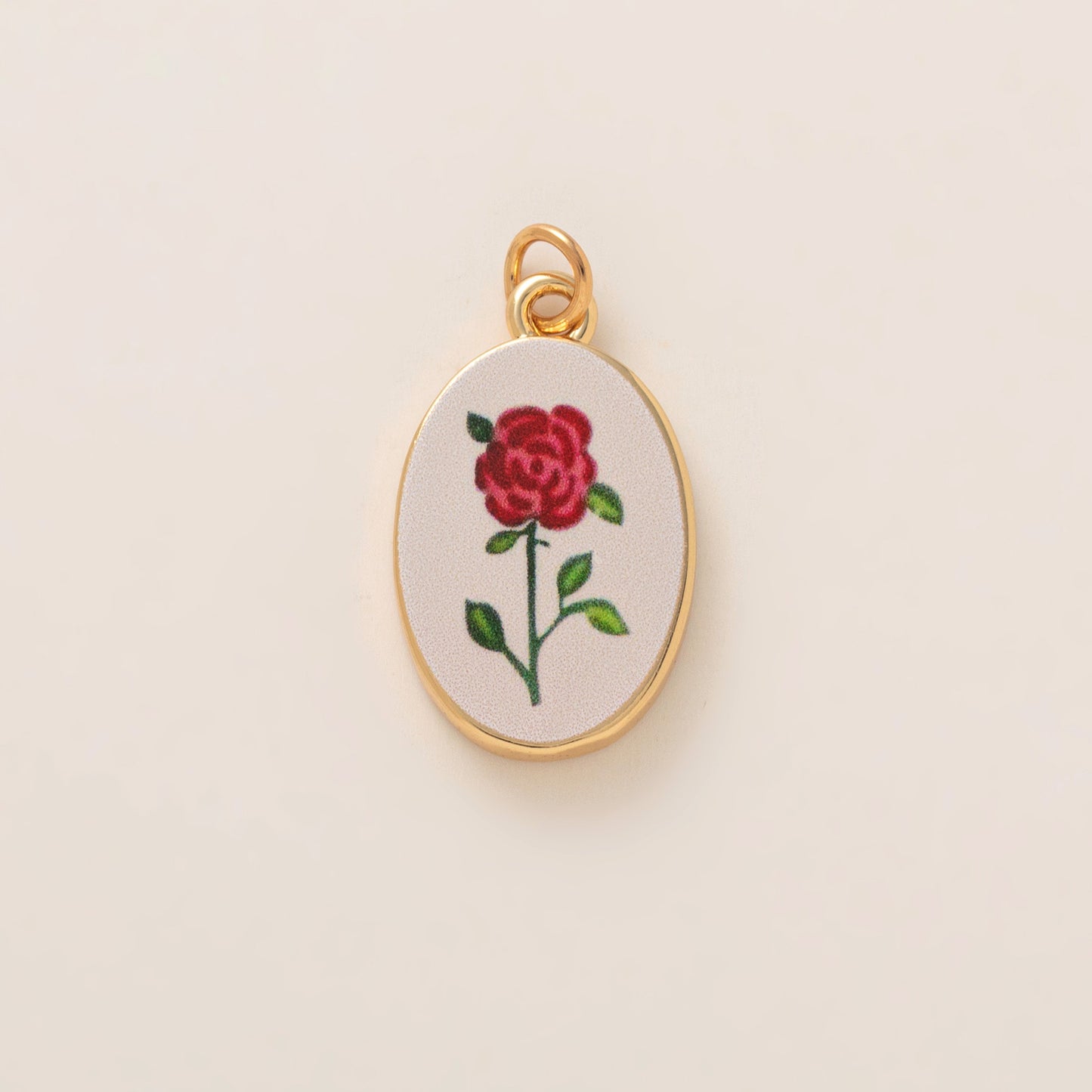 Minimalist Sweet Brass Plated Butterfly Heart Flower Charm Bar