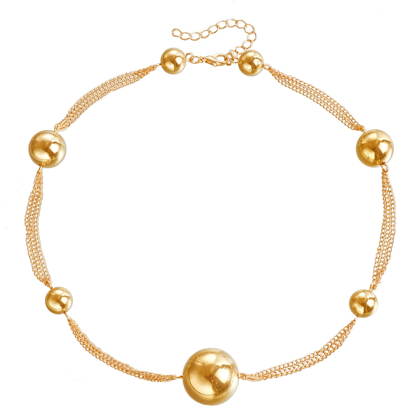 Collar de resina geométrico estilo punk para mujer con acabado galvanizado, gargantilla corta