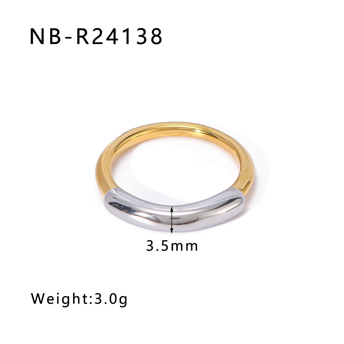 Asymmetrical Irregular Textured Stainless Steel Ring with Wavy Leaf and Geometric Shape Design