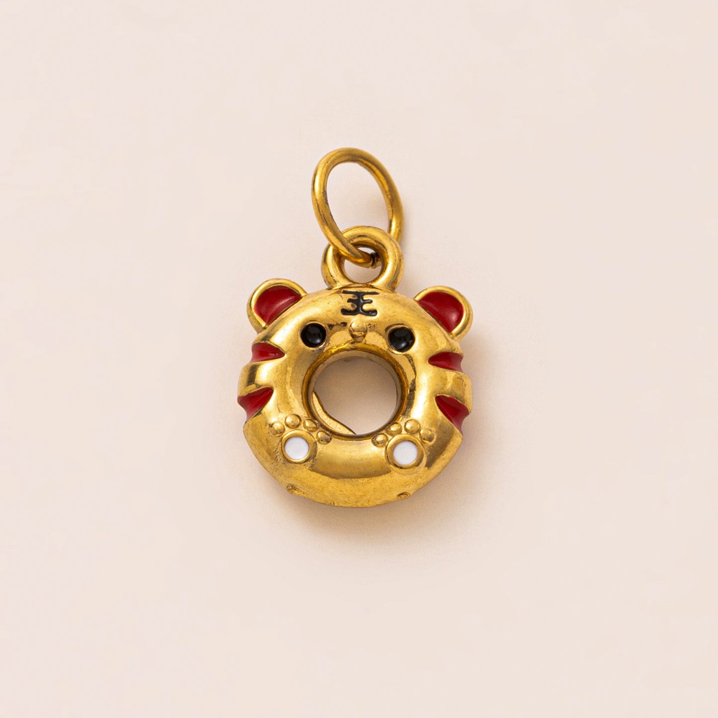 Vintage PVD 18K Gold Plated Stainless Steel Irregular Pendant Charm Bar