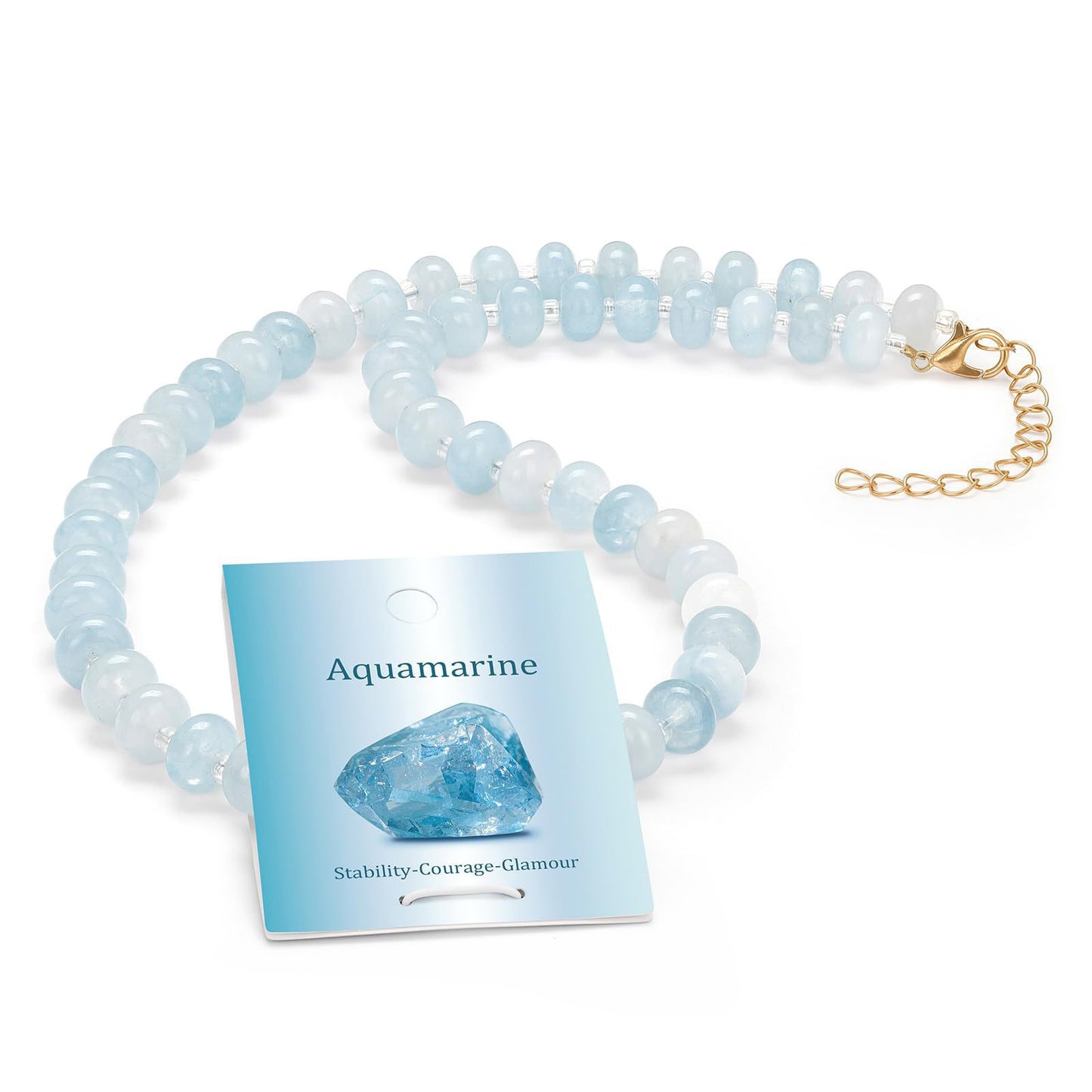 Elegant Geometric Agate Beaded Necklace Polished Natural Stone Women's Jewelry