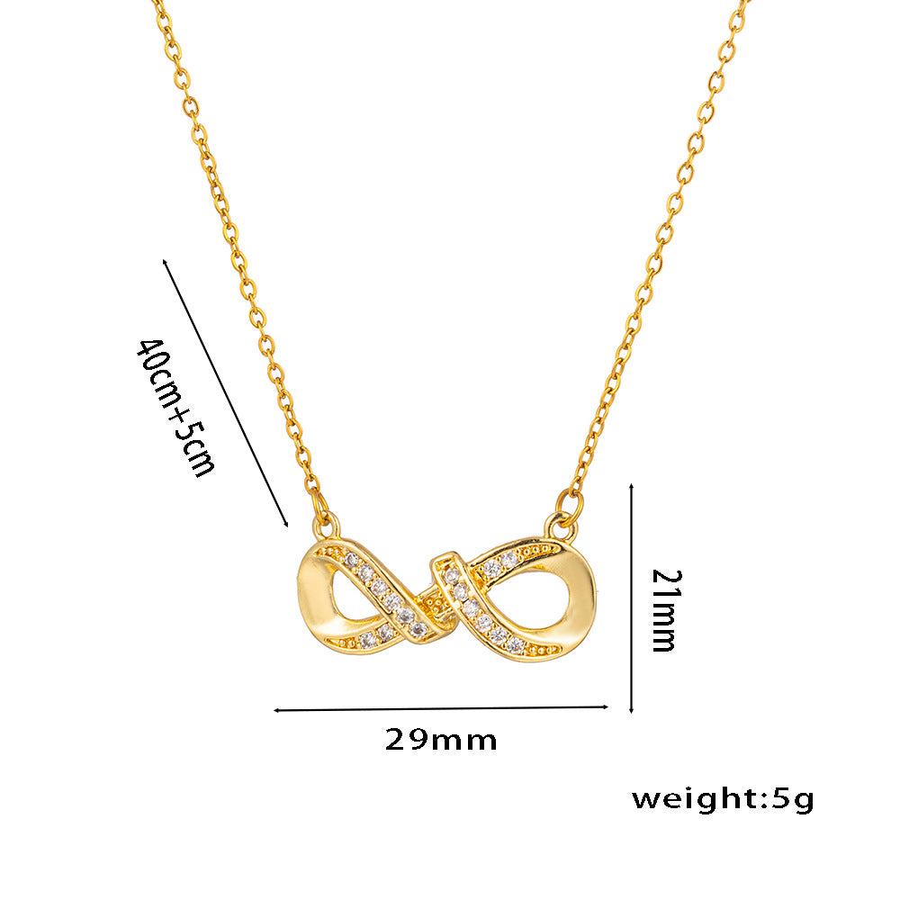 Collana con Lettera Lusso Minimalista da Donna, Pendente in Acciaio Inossidabile su Catena a O con Finitura Galvanizzata