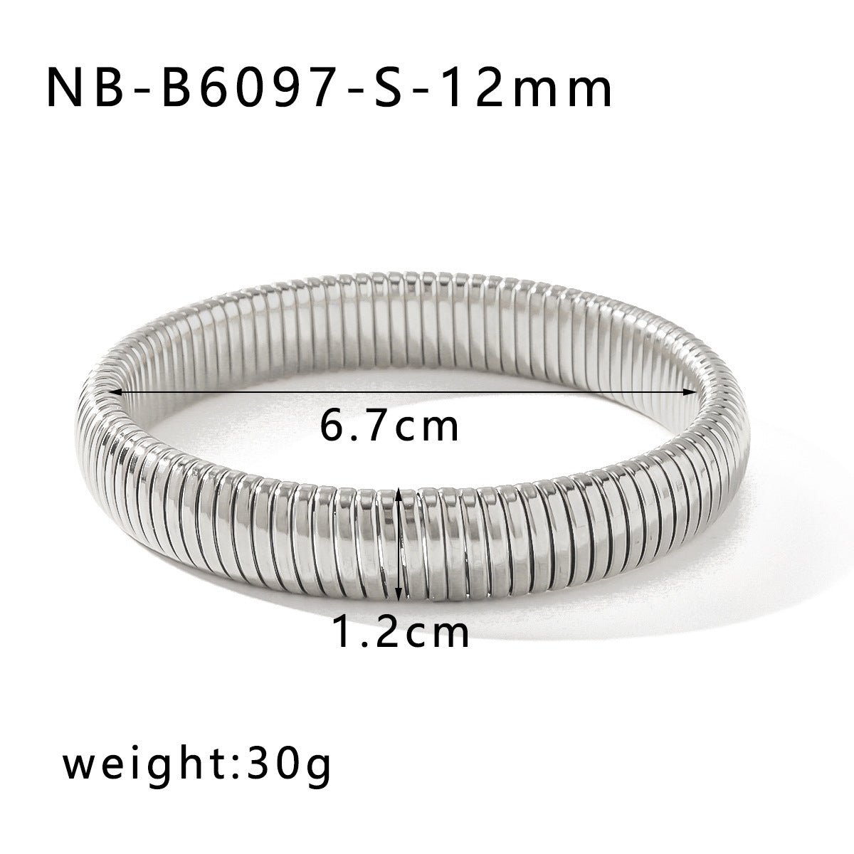 Bracciale con Fascia Larga Elastica a Spina di Serpente in Stile Vintage da Donna, Realizzato in Acciaio Inossidabile con Placcatura in Oro 18K